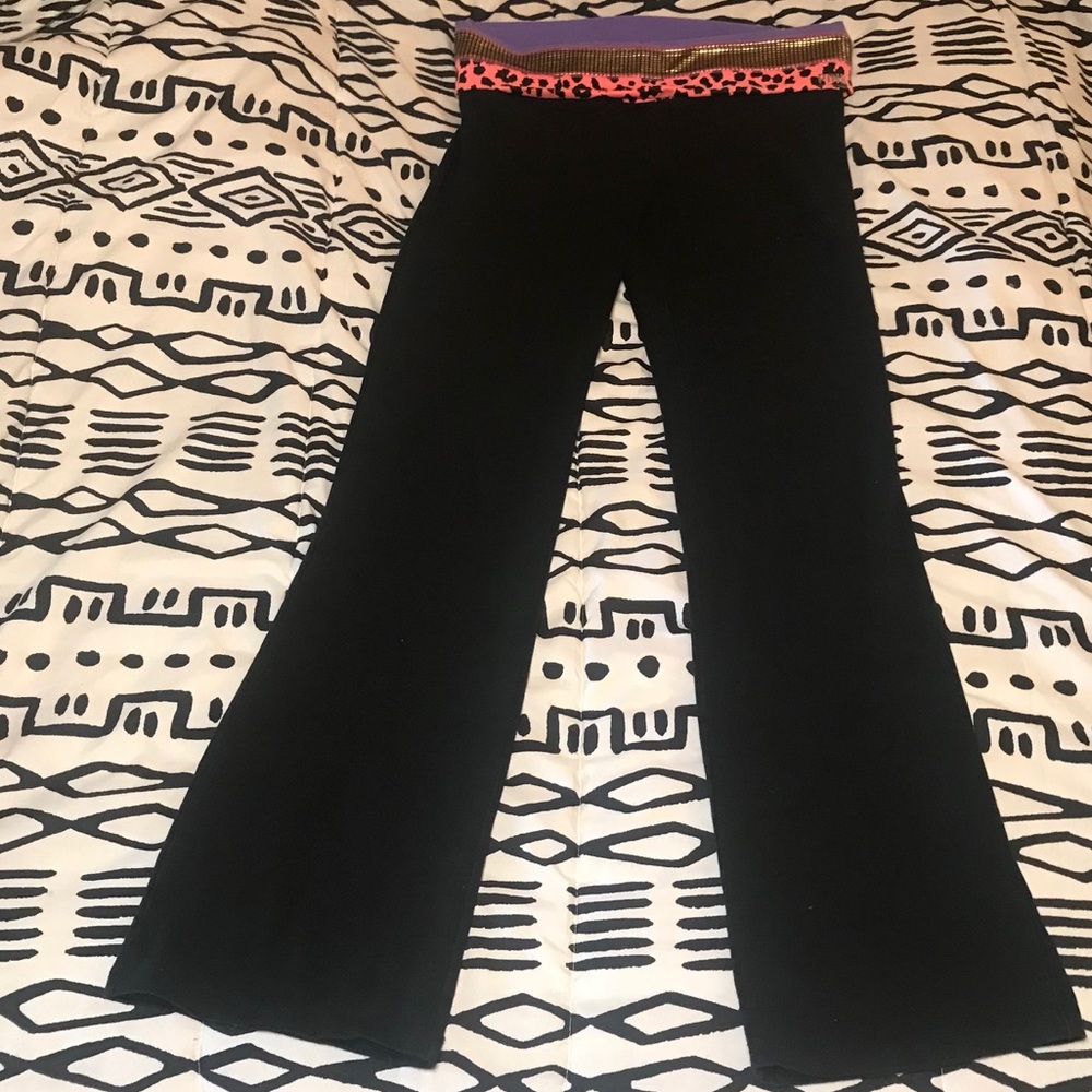 Victoria’s Secret PINK glam foldover yoga pant